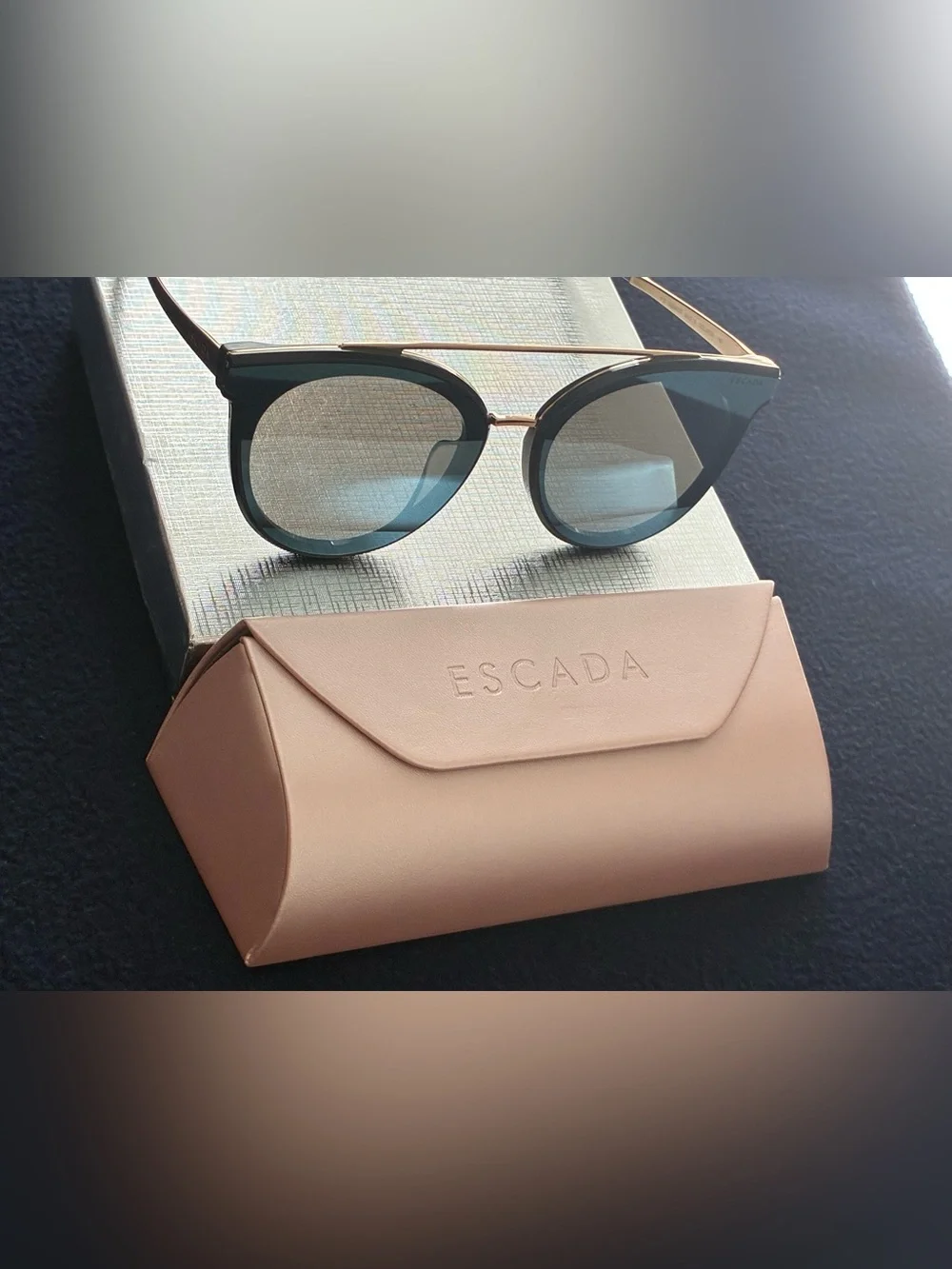 Escada Blue Lens Women's Sunglasses 64-15/145